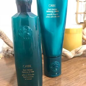 ORIBE  finishing products for curly/wavy hair.